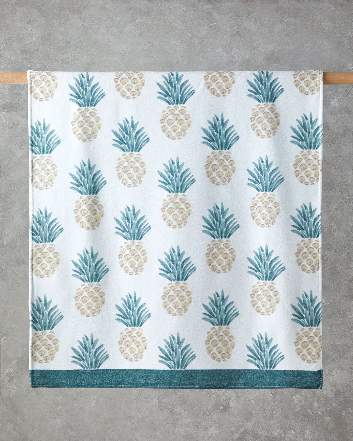 Cotton Beach Towel 90x150 cm Ecru - Yellow