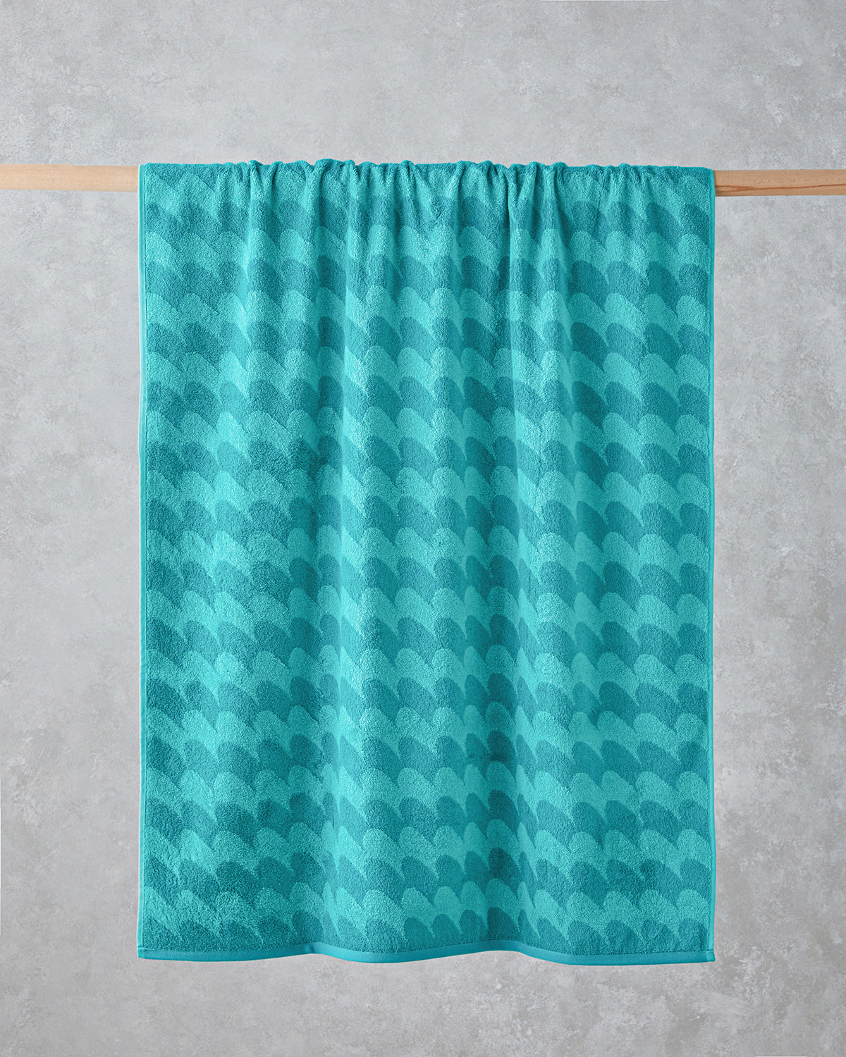 Cotton with Dyed Thread Beach Towel 90x150 cm Green
