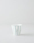 Parsley New Bone China Glass 230 ml White - Green