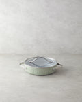 Berlin Flat Pot Green - 24x6 cm