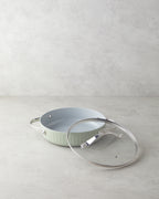 Berlin Flat Pot Green - 28 cm (view 2)