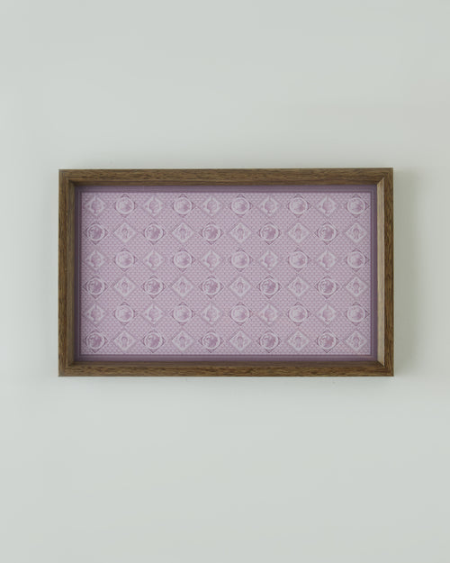 Aland Decorative Tray 16x26 cm Red