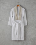 Leggy Cotton Bathrobe S-M White