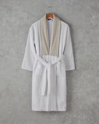 Leggy Cotton Bathrobe S-M White
