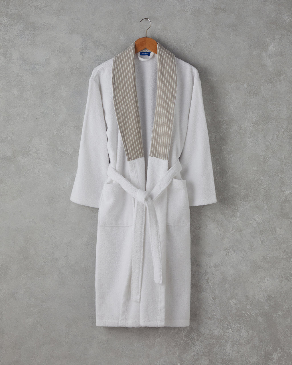 Leon Cotton Bathrobe L-XL White
