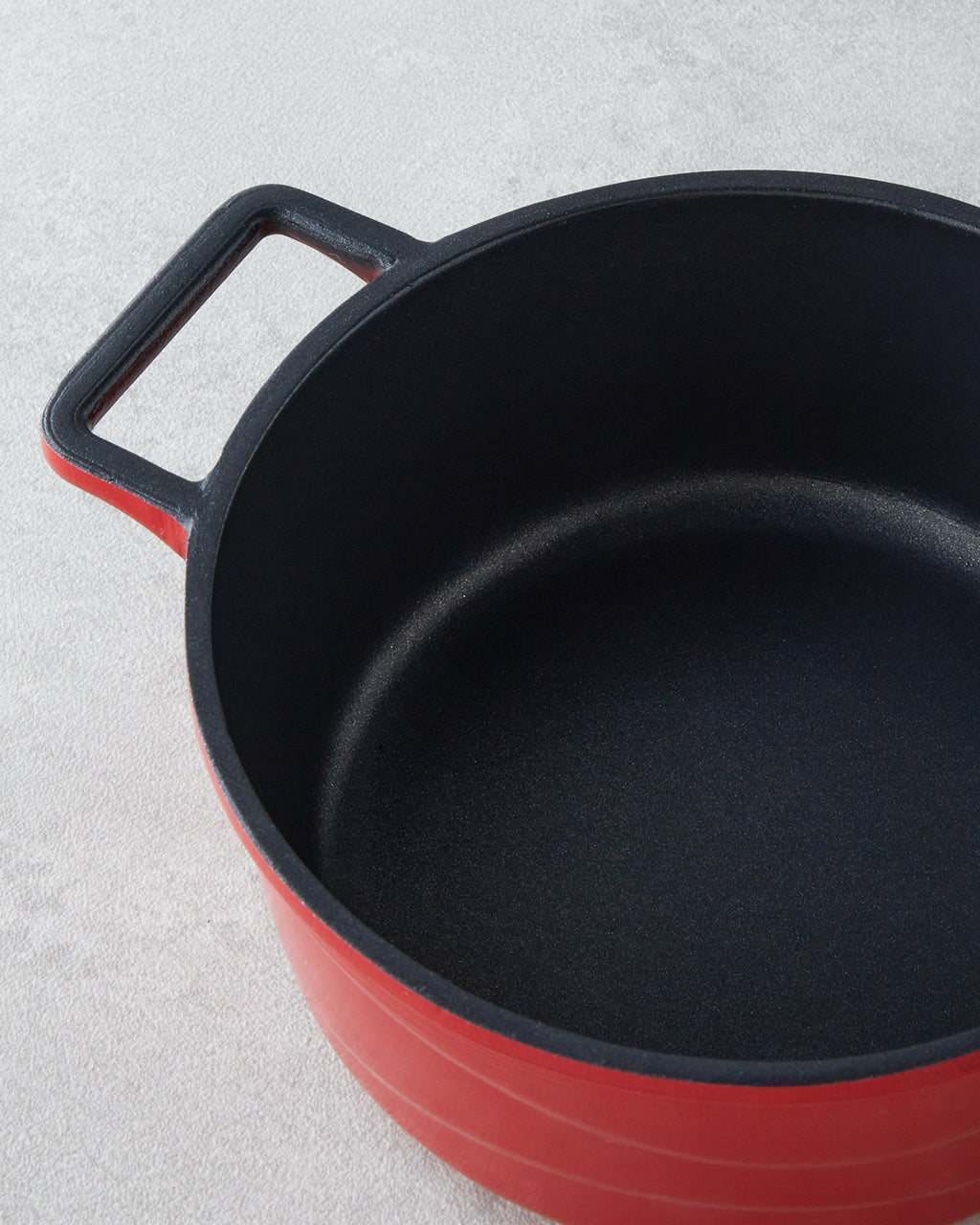Cast Aluminum Mini Pot Set 14x14x14 cm Red - Black (view 10)