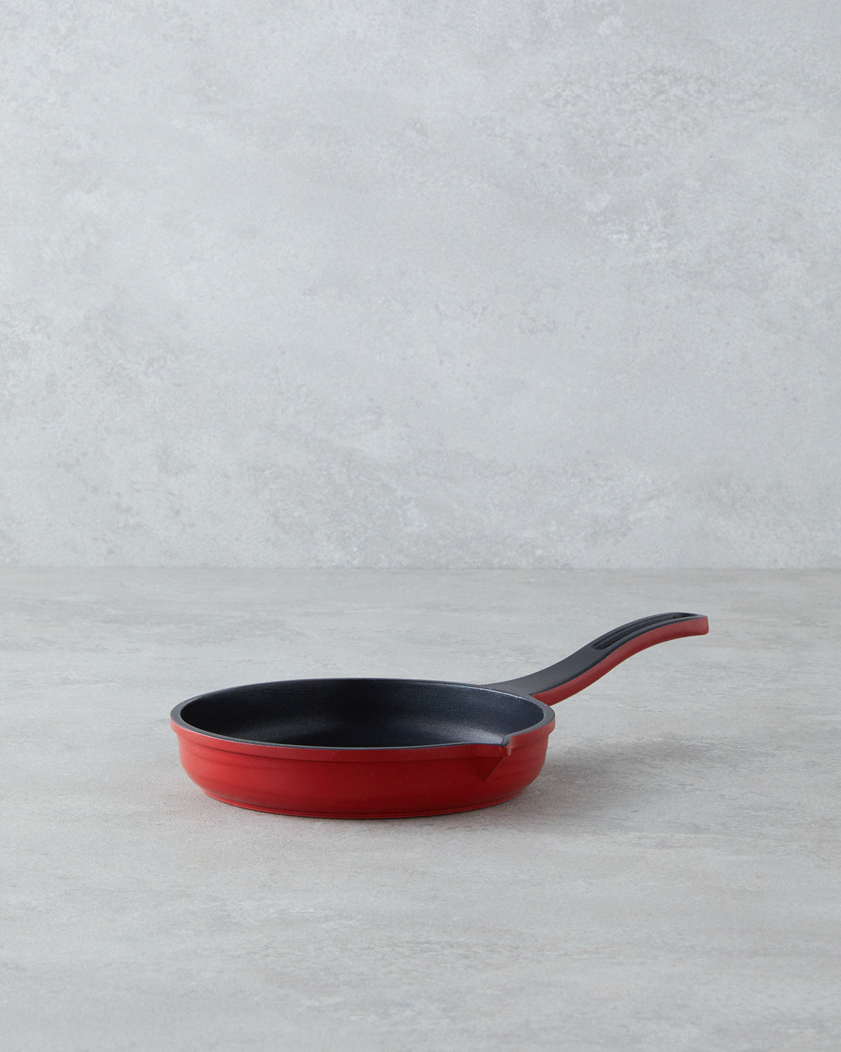 Cast Aluminum Mini Pot Set 14x14x14 cm Red - Black (view 4)