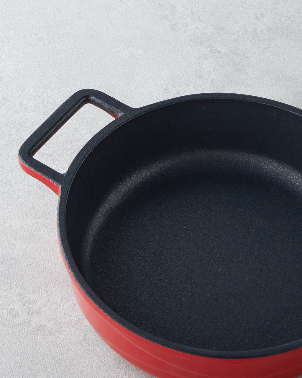 Cast Aluminum Mini Pot Set 14x14x14 cm Red - Black (view 5)