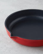 Cast Aluminum Mini Pot Set 14x14x14 cm Red - Black (view 7)