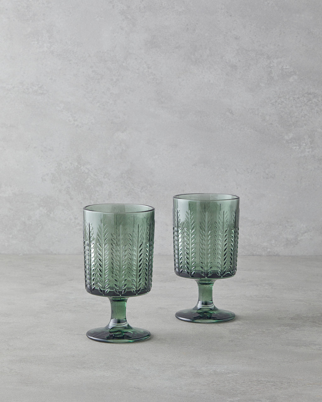 Plantopia Glass 2 pcs Chalice 370 ml Green