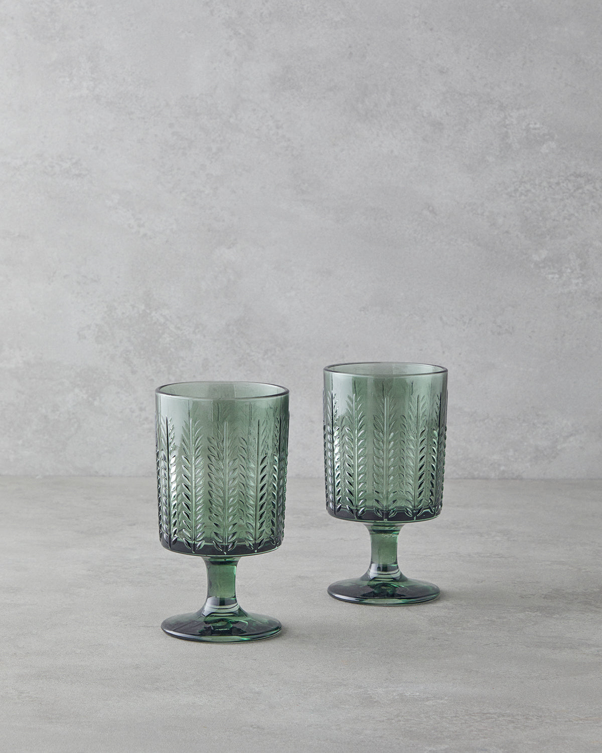 Plantopia Glass 2 pcs Chalice 370 ml Green
