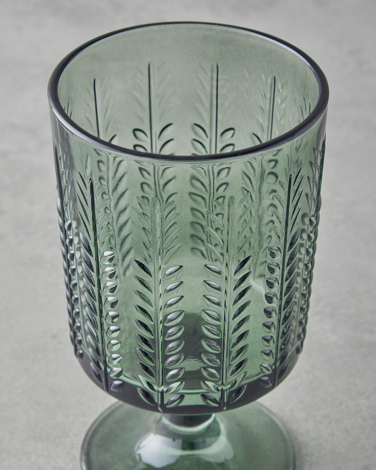Plantopia Glass 2 pcs Chalice 370 ml Green (view 3)