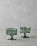 Plantopia Glass 2 pcs Cup 300 ml Green