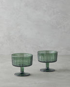 Plantopia Glass 2 pcs Cup 300 ml Green