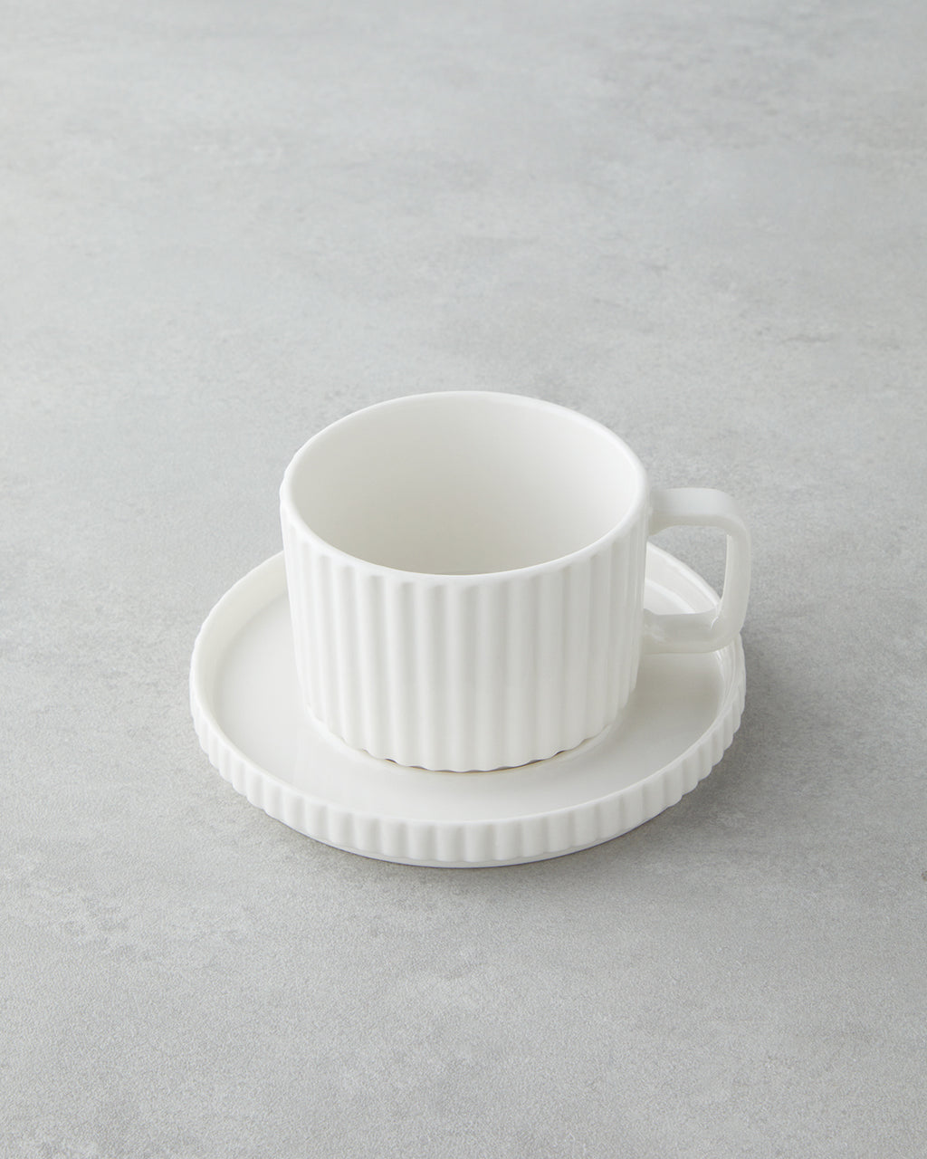 Porcelain 4 Pieces 2 Servings Tea Cup Set 220 ml White (view 3)