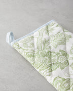 Greenery Cotton Polyester 2 Pieces Kitchen Set 17x30 cm+20x20 cm White - Green (view 2)
