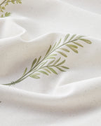 Greeny Cotton Polyester Table Cloth 150x200 cm White - Green (view 3)