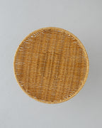Plastic Rattan Cake Stand 30 cm Light Brown (view 2)
