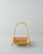 Plastic Rattan Cookie Stand Light Brown (view 4)