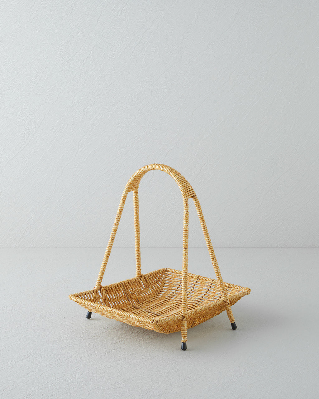 Plastic Rattan Cookie Stand Light Brown (view 5)