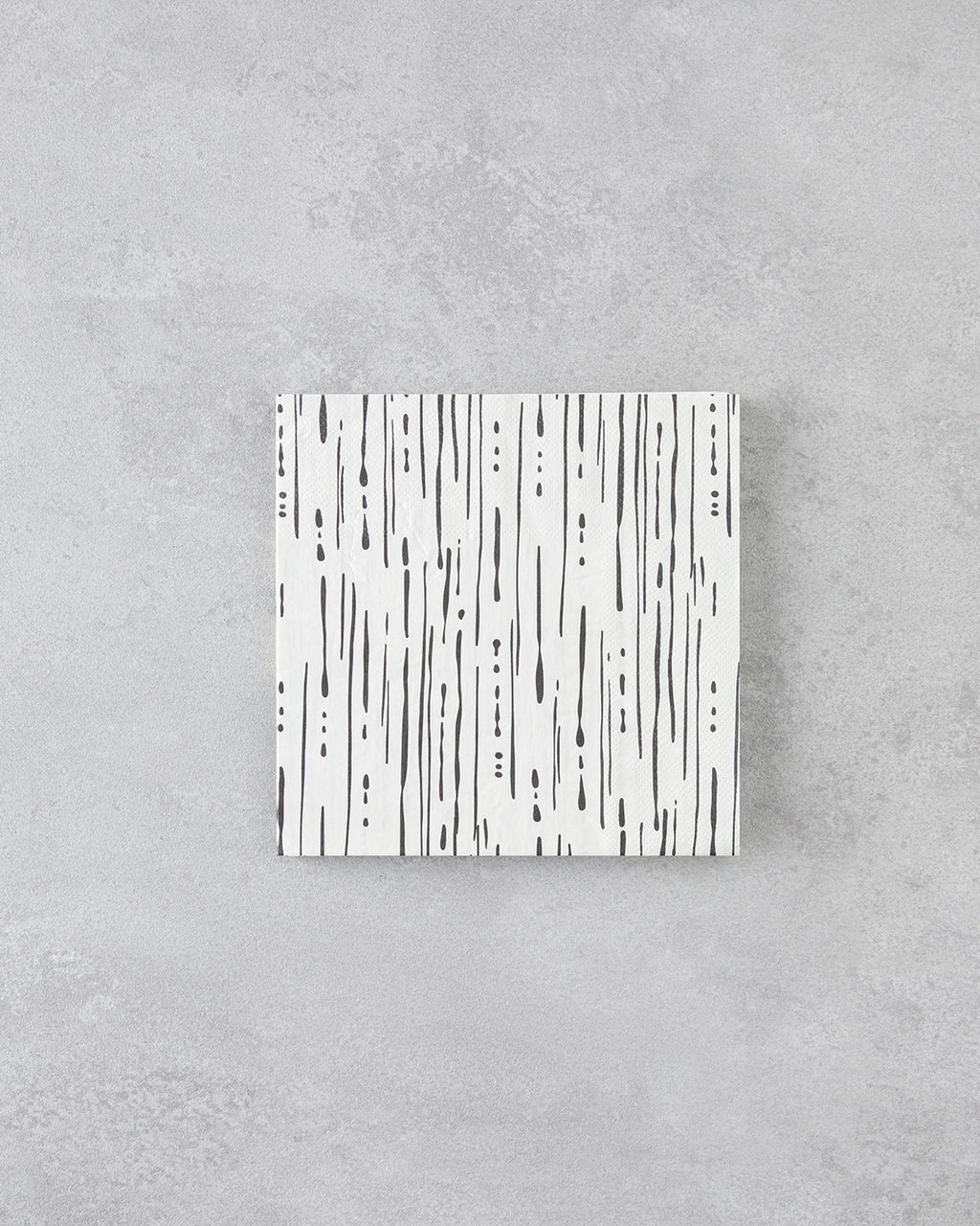 Paper 20 pcs Napkin 33x33 cm Black - White