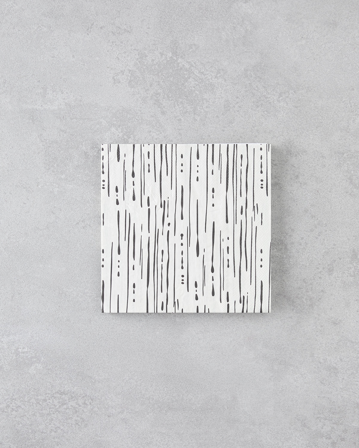 Paper 20 pcs Napkin 33x33 cm Black - White