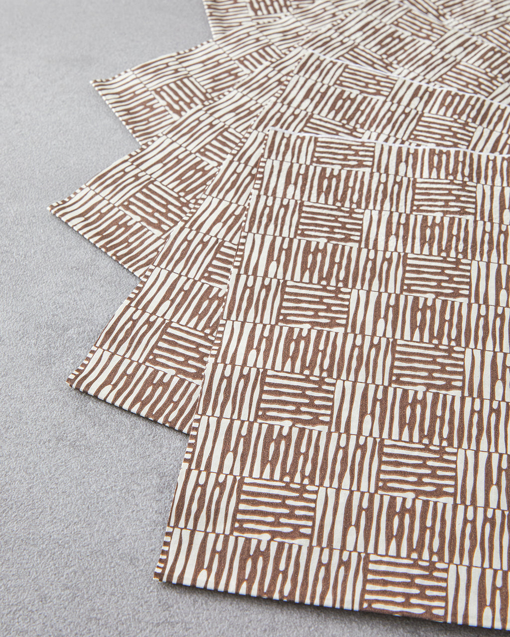 Paper 20 pcs Napkin 33x33 cm Brown (view 2)