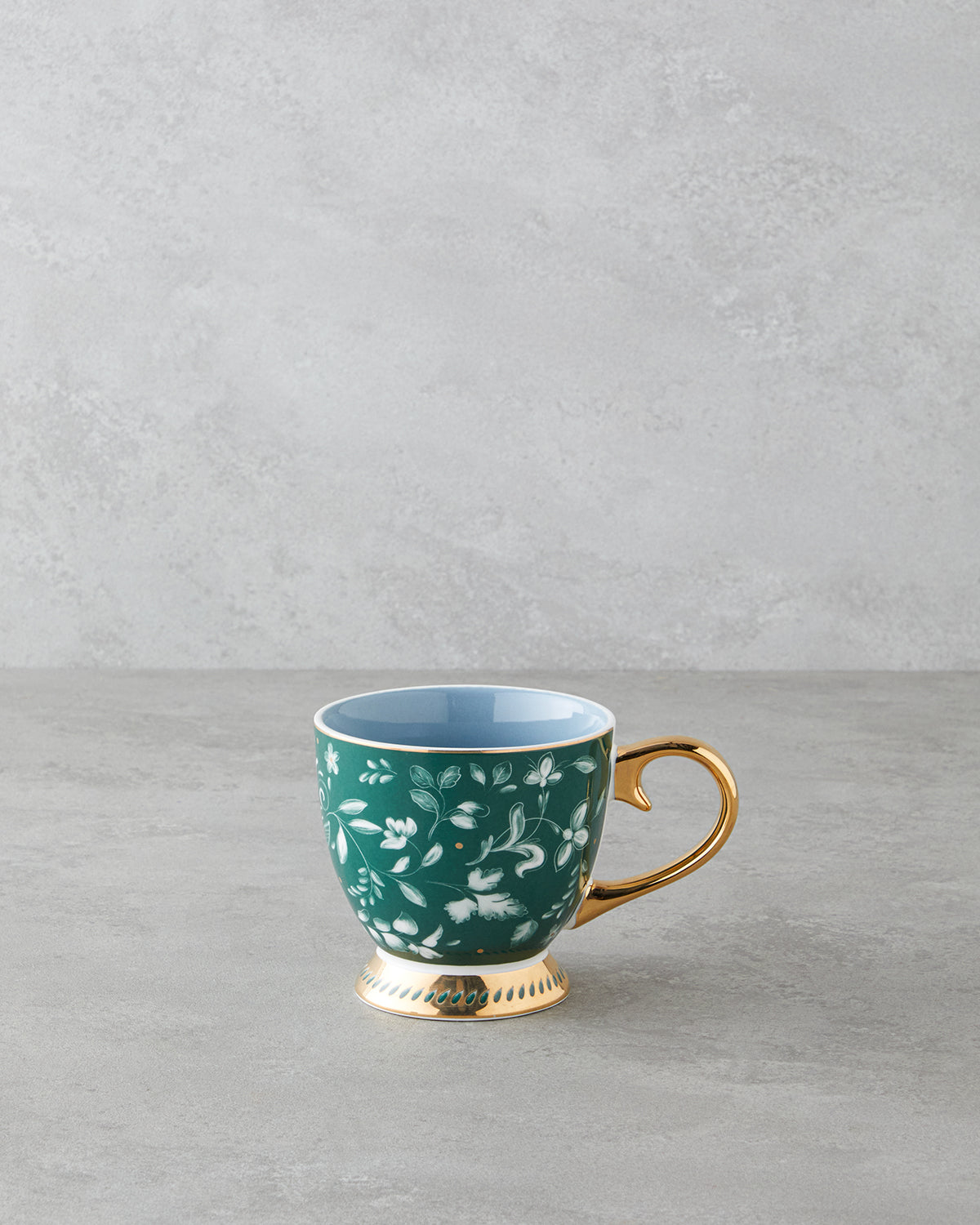 New Bone China Mug 460 ml Green (view 2)