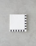 Paper 20 pcs Napkin 33x33 cm Black - White