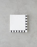 Paper 20 pcs Napkin 33x33 cm Black - White