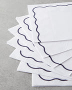 Latona Paper 20 pcs Napkin 33x33 cm Black - White (view 2)