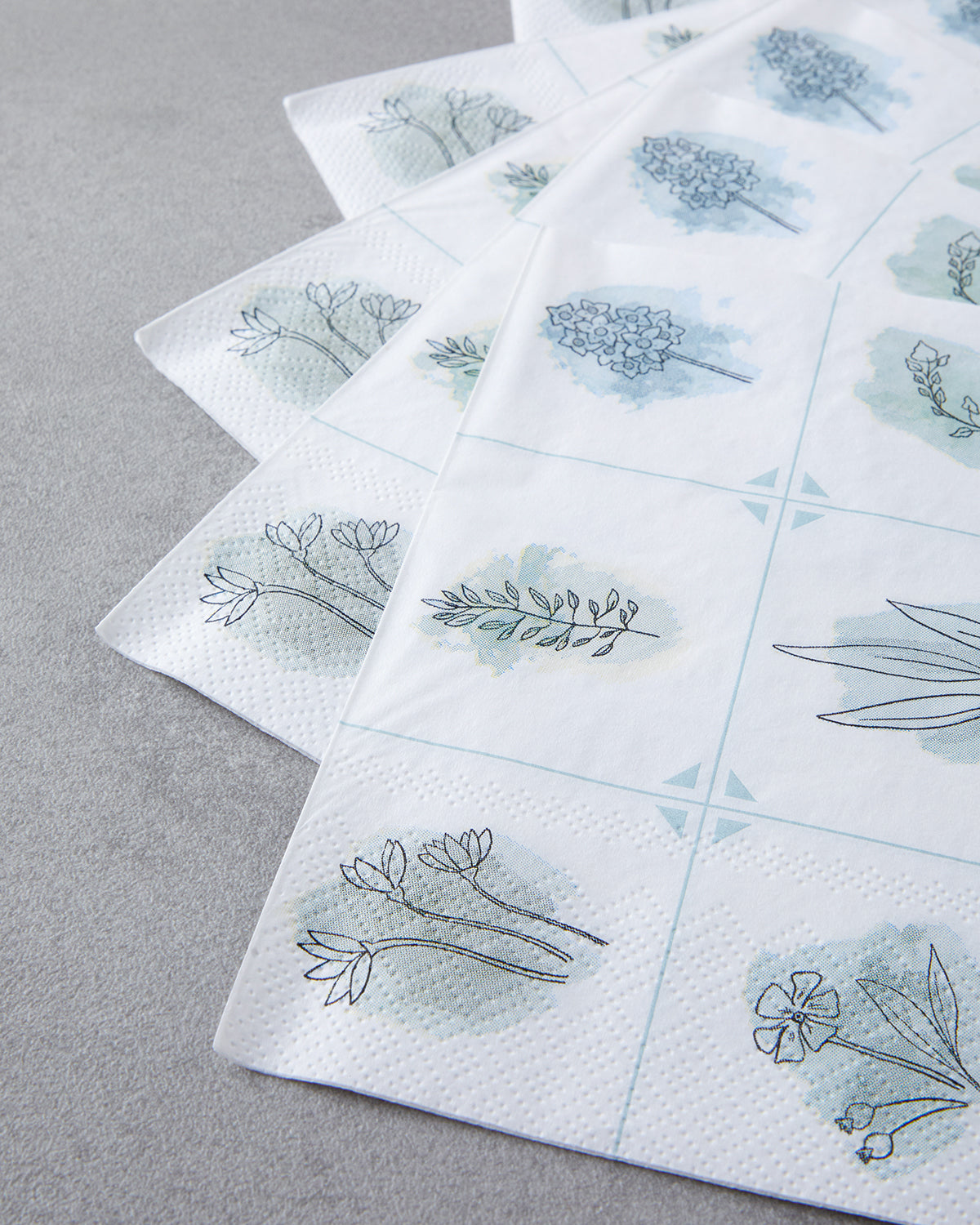 Paper 20 pcs Napkin 33x33 cm Green (view 2)