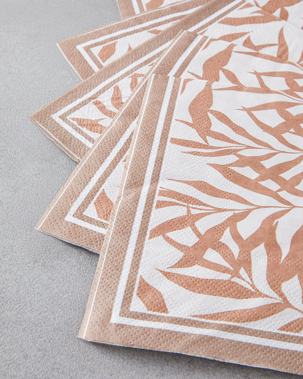 Paper 20 pcs Napkin 33x33 cm Brown (view 2)