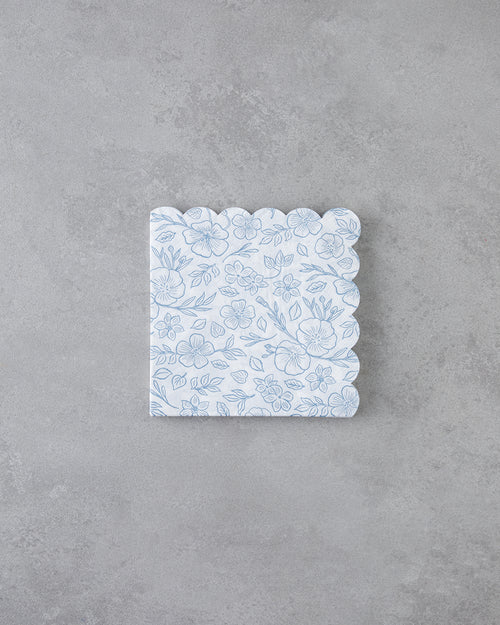 Bluette Paper 20 pcs Napkin 33x33 cm Blue