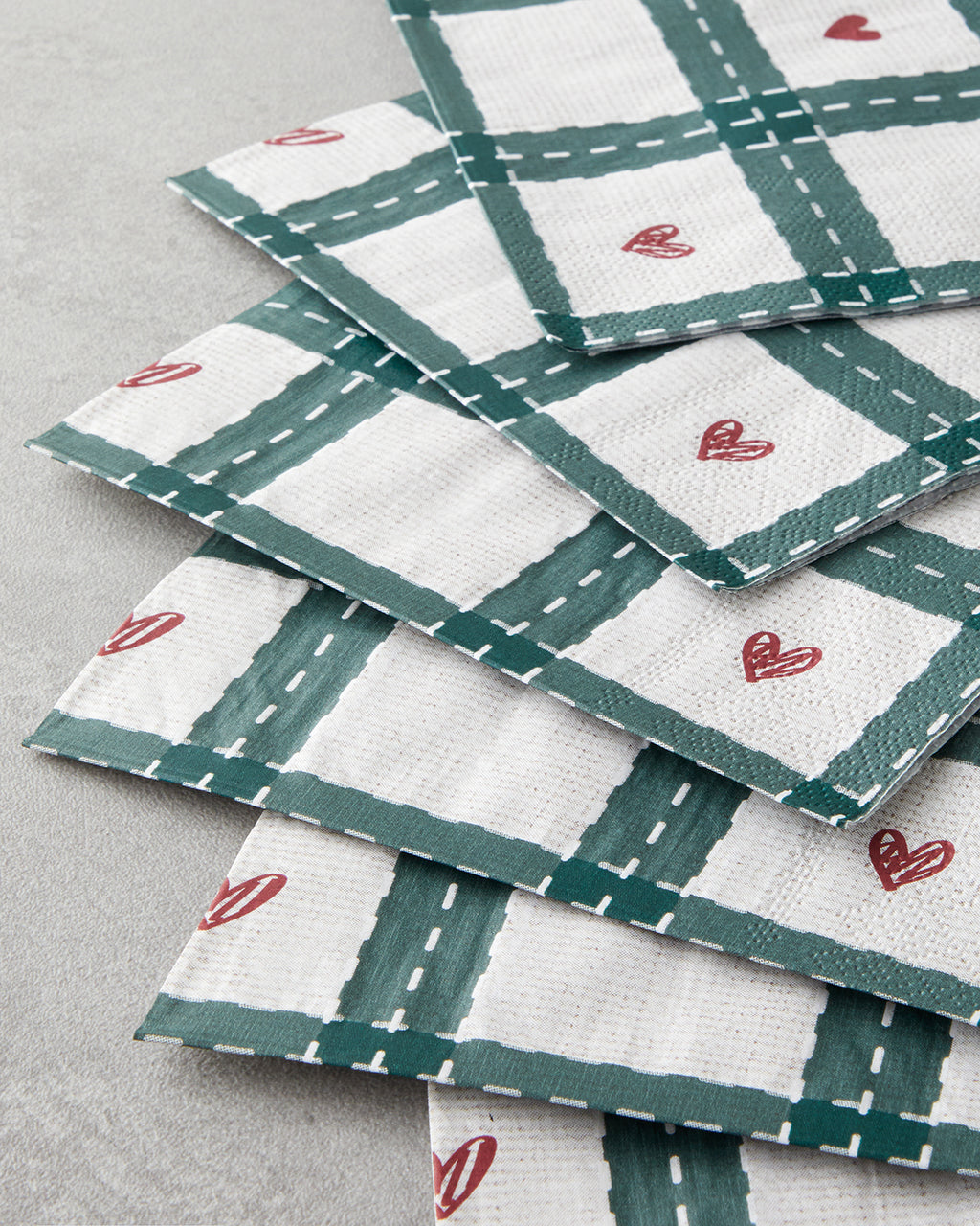 Paper 20 pcs Napkin 33x33 cm Green (view 2)