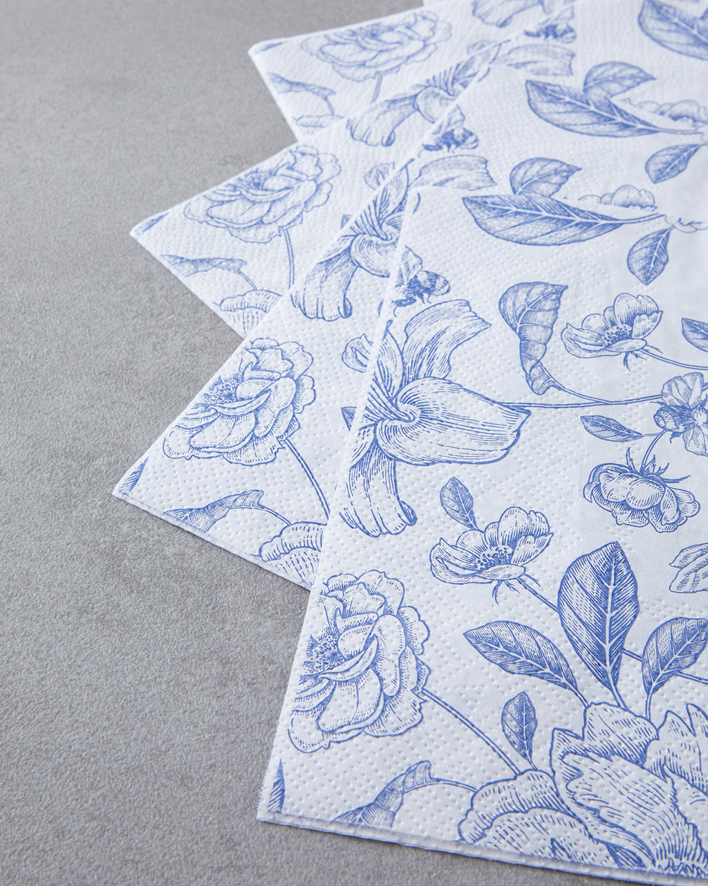 Paper 20 pcs Napkin 33x33 cm Blue (view 2)