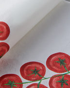 Paper 20 pcs Napkin 33x33 cm White - Red (view 3)