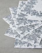 Paper 20 pcs Napkin 33x33 cm White - Green (view 2)