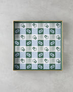 Green Oasis PP Tray 35x35 cm White - Green
