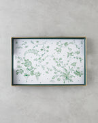 Nature's Green PP Tray 40x26 cm White - Green