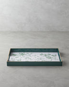 Nature's Green PP Tray 40x26 cm White - Green (view 2)