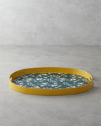 Leafscape PP Tray 44x30 cm White - Green (view 2)