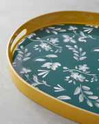 Leafscape PP Tray 44x30 cm White - Green (view 3)