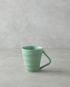 Twisty Ceramic Mug 255 ml Green