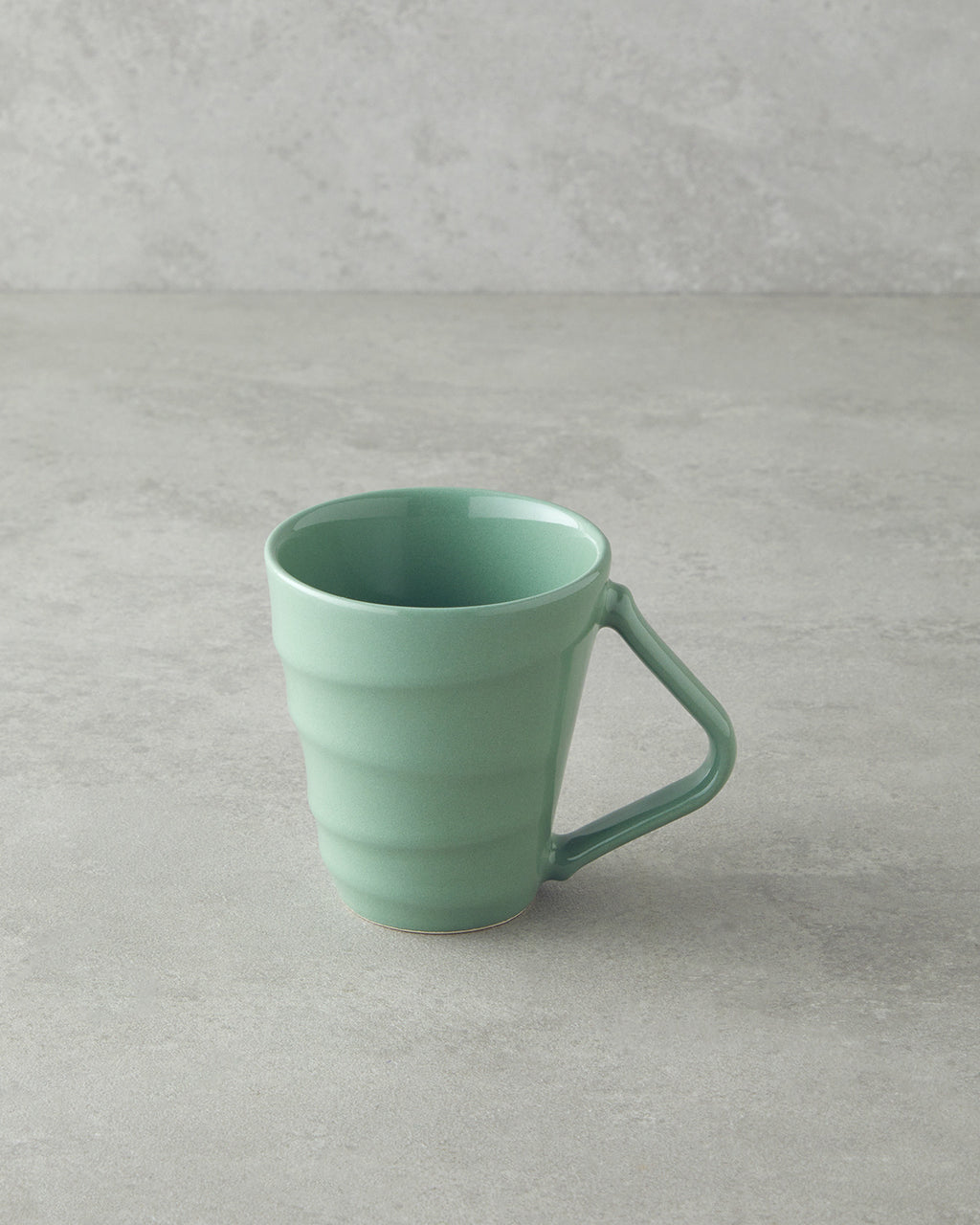 Twisty Ceramic Mug 255 ml Green (view 2)
