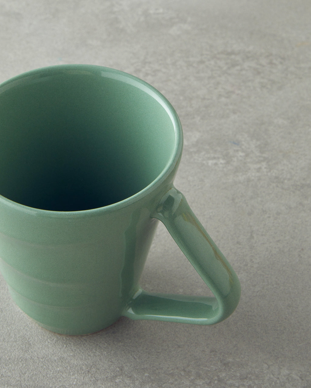 Twisty Ceramic Mug 255 ml Green (view 3)
