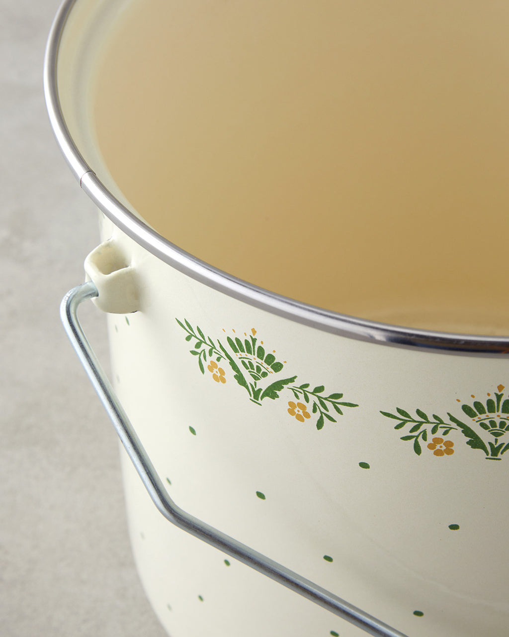 Botanic Garden Enamel Copper Pot Green (view 6)