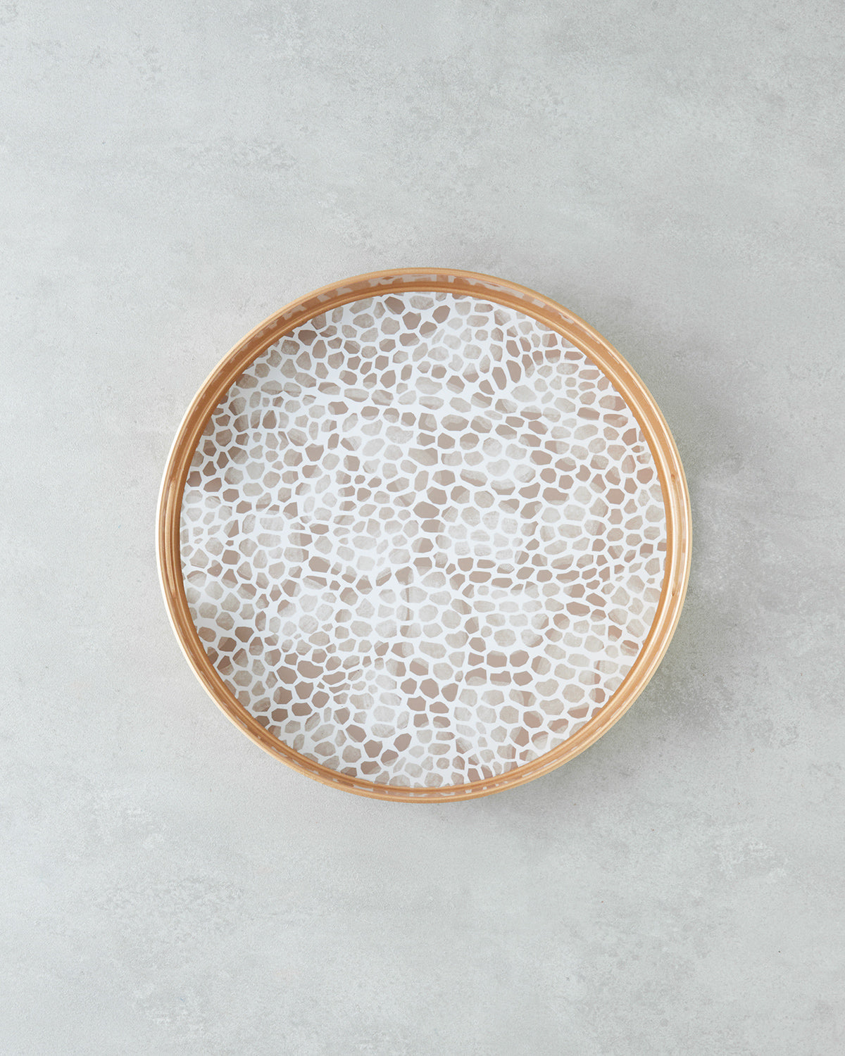 Lapidem PP Tray 33 cm Gold