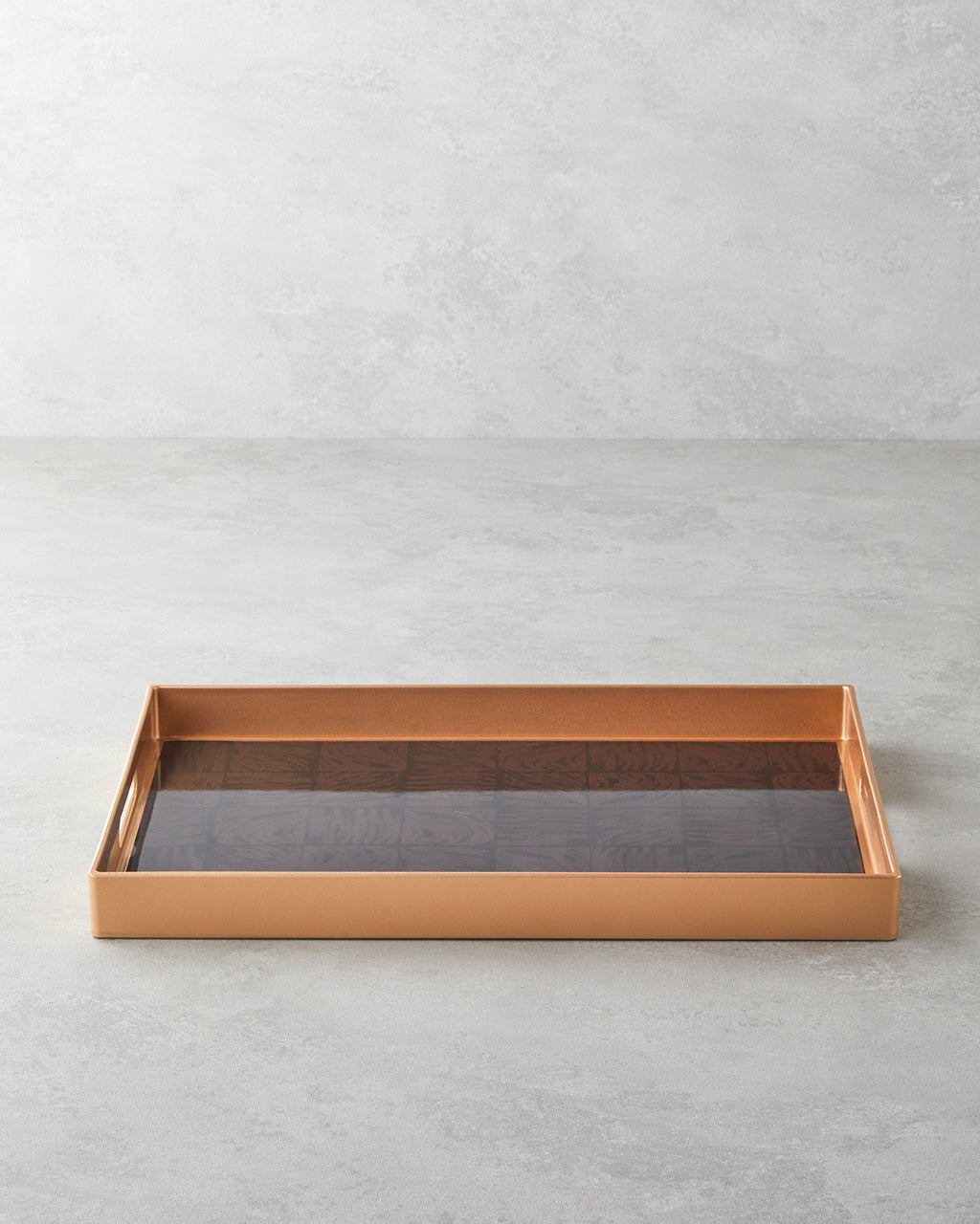 Terra PP Tray 40x26 cm Brown - Gold (view 2)
