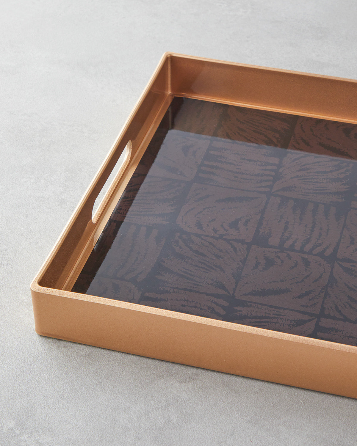 Terra PP Tray 40x26 cm Brown - Gold (view 3)